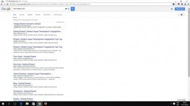 Google da Birinci Sayfa