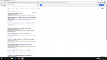 Google da Birinci Sayfa